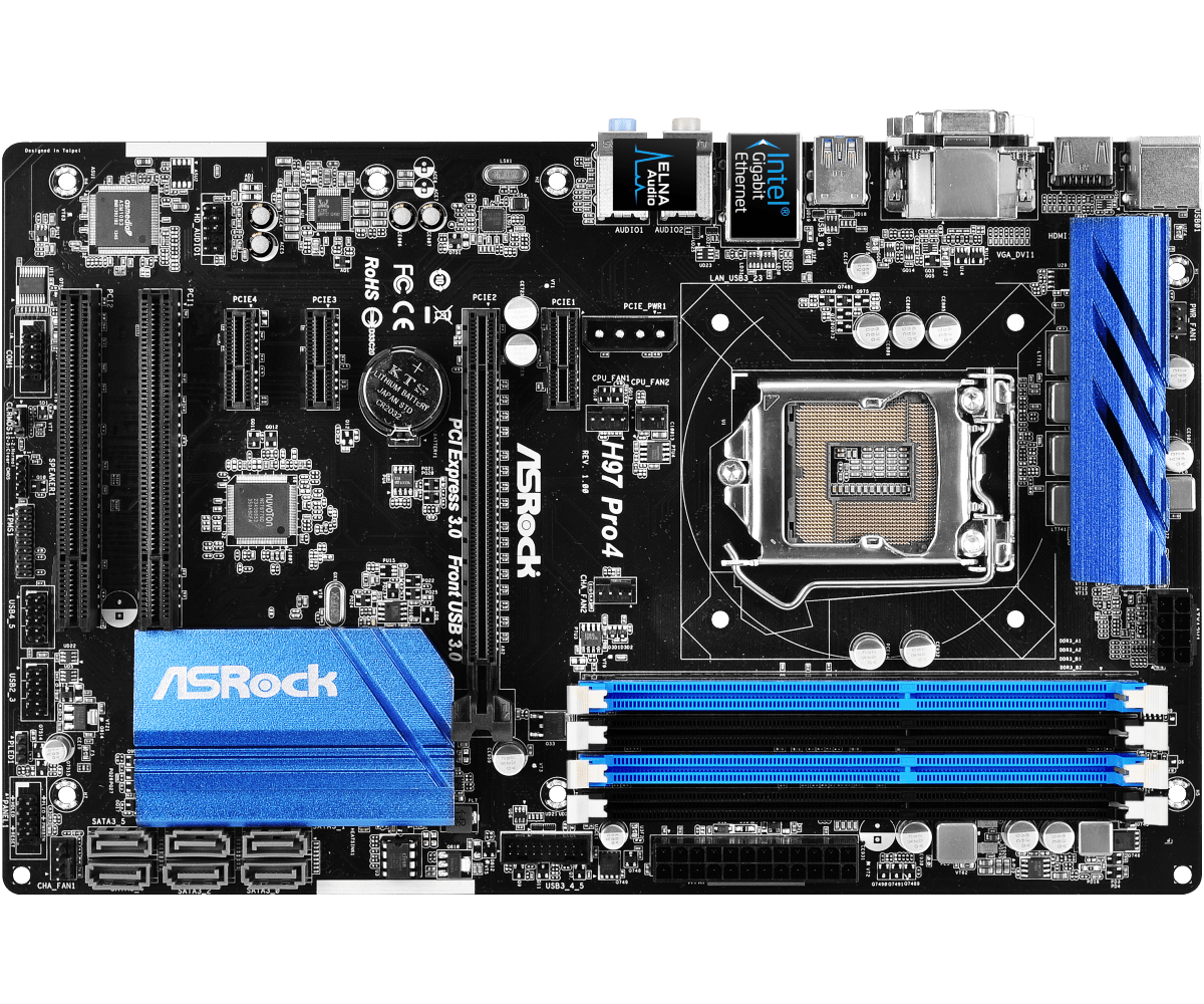 Asrock h97m pro4 обзор